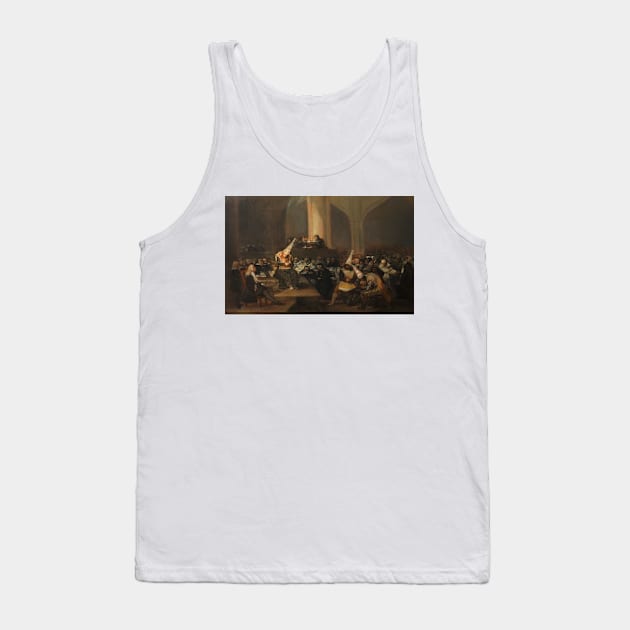 Inquisition Scene by Francisco Goya Tank Top by Classic Art Stall